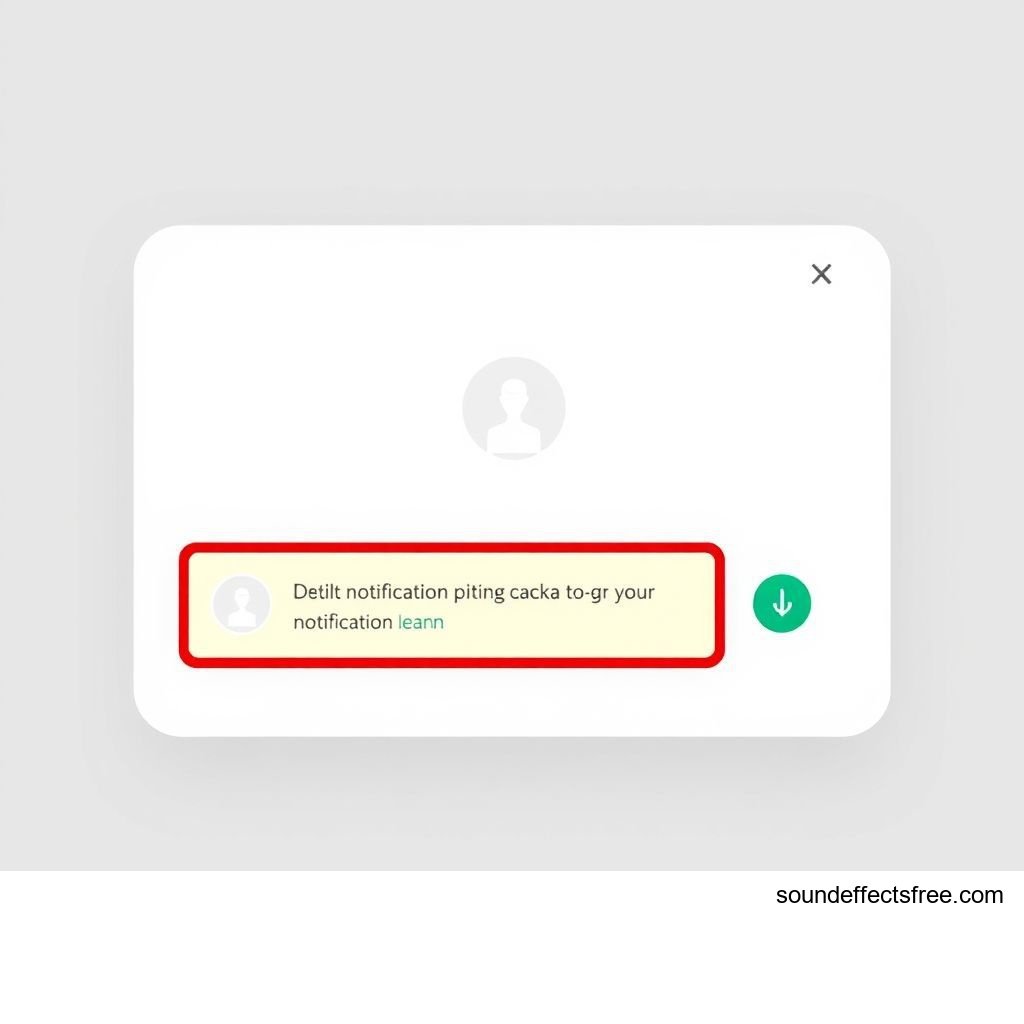 UI Notification Ping