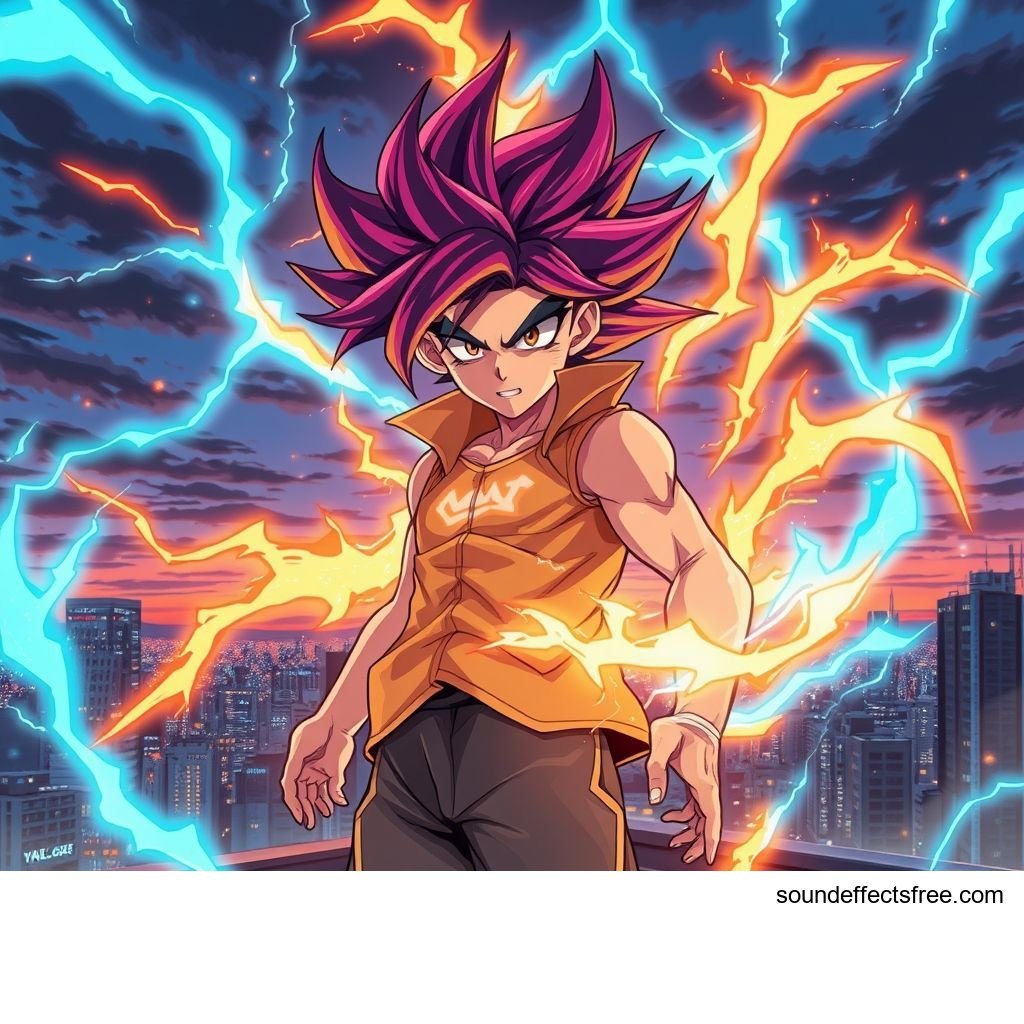 American Anime Power-Up Free Sound Effects & USA Audio Effects sound pack thumbnail